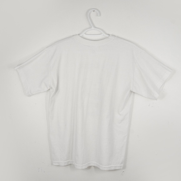 Vintage Alcapulco Funny Gym Dog Cartoon Graphic White Short Sleeve Shirt - Picture 3 of 3